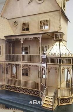 Ashley II Gothic Victorian Mansion Dollhouse Very Large Kit 112 scale