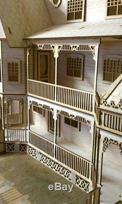 Ashley II Gothic Victorian Mansion Dollhouse Very Large Kit 112 scale