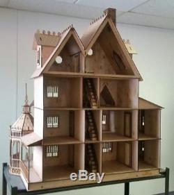 Ashley II Gothic Victorian Mansion Dollhouse Very Large Kit 112 scale