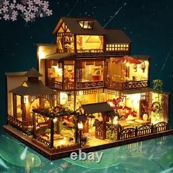 Assembled Doll House Kits DIY Dollhouses Miniature Home Decor Educational Toy
