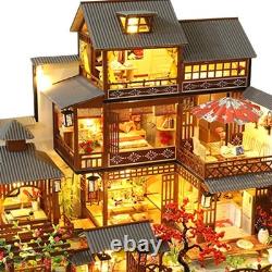 Assembled Doll House Kits DIY Dollhouses Miniature Home Decor Educational Toy