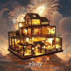 Assembled Doll House Kits DIY Dollhouses Miniature Home Decor Educational Toy