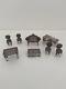 Beautiful Miniature Silver Dolls House Furniture Set London 1973