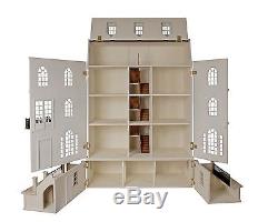 BEECHES DOLLS HOUSE/ BASEMENT, GEORGAIN STYLE, WOODEN, 12th SCALE NEW JULIE ANNS