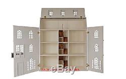 BEECHES DOLLS HOUSE, BEAUTIFUL GEORGAIN STYLE, WOODEN, 12th SCALE NEW JULIE ANNS