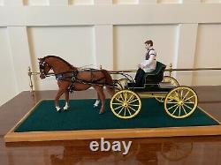 BREYER MINIATURE COLLECTION RIEGSECKER 112 scale horse and carriage Rare