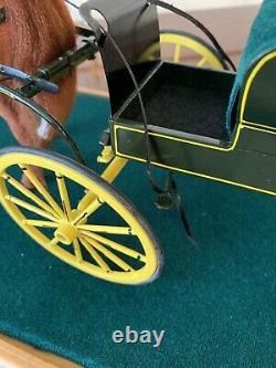 BREYER MINIATURE COLLECTION RIEGSECKER 112 scale horse and carriage Rare