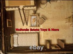 BUY IT NOW! Handcrafted / Handmade Miniature Dollhouse, Real Tree Log Cabin