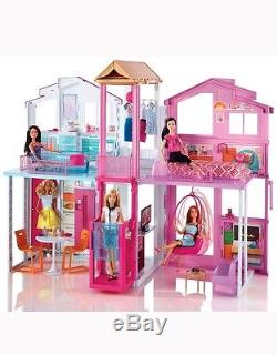 Barbie 3-Storey Townhouse Deluxe Playset. New In Box