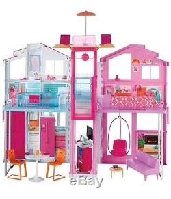 Barbie 3-Storey Townhouse Deluxe Playset. New In Box