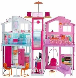 Barbie Doll House (Mattel DLY32) Estate 3 Storey Town House, New some box damage