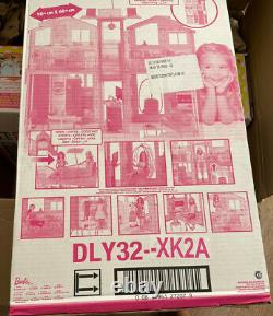 Barbie Doll House (Mattel DLY32) Estate 3 Storey Town House, New some box damage