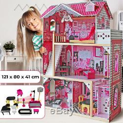 Barbie Doll House Wooden Furniture and Accessories Included Girls Toy