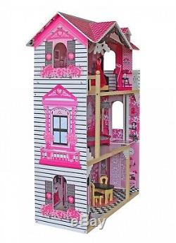 Barbie Doll House Wooden Furniture and Accessories Included Girls Toy