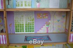 Barbie Doll Size 4 Story Wooden Doll House New In Factory Carton