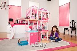 Barbie Dream House 3 Story With Elevator Furniture 70+ Accessories Doll House