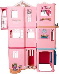 Barbie Dream House 3 Story With Elevator Furniture 70+ Accessories Doll House