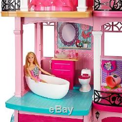 Barbie Dream House 3 Story With Elevator Furniture 70+ Accessories Doll House