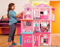 Barbie Dream House 3 Story With Elevator Furniture 70+ Accessories Doll House