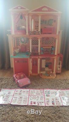 Barbie Dream House, car and original accessories. Immaculate condition