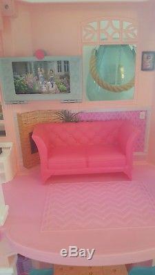 Barbie Dream House, car and original accessories. Immaculate condition