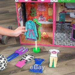 Barbie Size Loft Dollhouse Furniture Girls Playhouse 25 fashionable Accessories