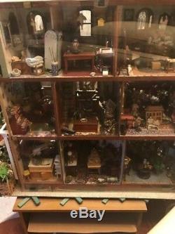 Beacon Hill 3 Story Dolls House Mansion 1/12 Scale Decorated & Furnished