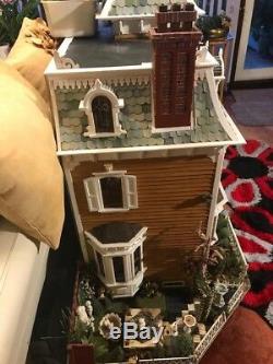 Beacon Hill 3 Story Dolls House Mansion 1/12 Scale Decorated & Furnished