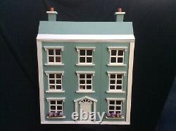 Beautiful 4storey Georgian Wooden Dolls House Complete With Furniture