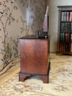 Beautiful Artisan Dressing Table 112 Escutcheon Miniatures Signed. Dolls House