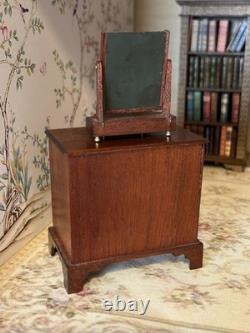 Beautiful Artisan Dressing Table 112 Escutcheon Miniatures Signed. Dolls House