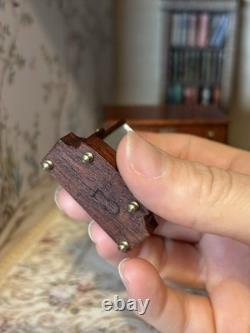 Beautiful Artisan Dressing Table 112 Escutcheon Miniatures Signed. Dolls House