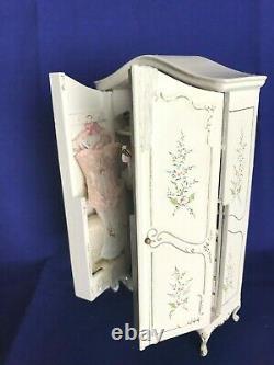 Beautiful Dollhouse Miniature Artist Filled Armoire By Bespaq