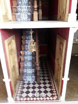 Beautiful Dolls House unfinished project complete with many, many accessories