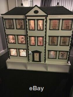 Beautiful Hand Built Dolls House Reduced In Price Fully Furnished