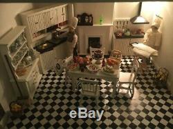 Beautiful Hand Built Dolls House Reduced In Price Fully Furnished