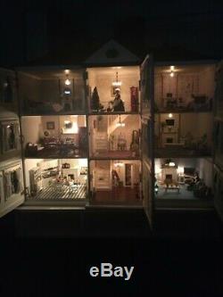 Beautiful Hand Built Dolls House Reduced In Price Fully Furnished