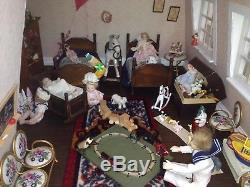 Beautiful dolls house. Fully furnished with figures and can be dismantled