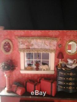 Beautiful dolls house with lighting