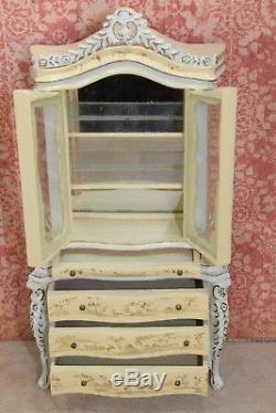 Bespaq Hand Painted Chinoiserie Hutch Dollhouse Miniature (BQ-1782)