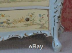 Bespaq Hand Painted Chinoiserie Hutch Dollhouse Miniature (BQ-1782)