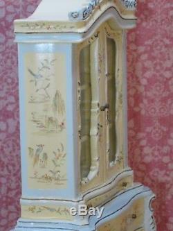 Bespaq Hand Painted Chinoiserie Hutch Dollhouse Miniature (BQ-1782)