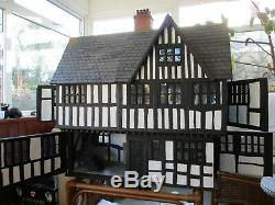Bespoke 1/12th scale Tudor House, Collectors Dolls House