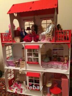 Big Doll House. 1158128. Wooden Modern Doll's House
