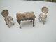 Birmingham 1977 Sterling Silver Miniature Dolls House Furniture Table Chairs