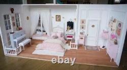 Blythe Bjd 1/6 Doll house Room Portable Box Including All Furniture Miniature