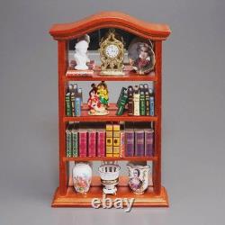 Book Cabinet with Mirrored Back 112 scale Dolls House Miniature Reutter