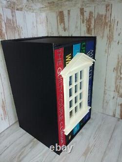 Book Nook miniature room, Dolls house window, Cosy chair in library, Booknook