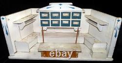 C. 1900 ANTIQUE GERMAN GROCERY 112 DOLLHOUSE Room Box Diorama Store