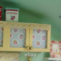 Caravan Travel Miniature Wooden Doll House DIY Kit with Music Box & Cover Gift